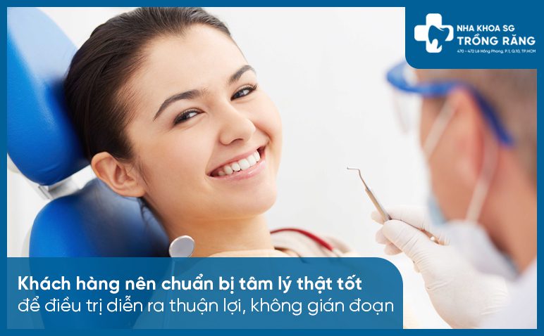 Tâm lý thoải mái khi trồng răng implant Tâm lý thoải mái khi trồng răng implant