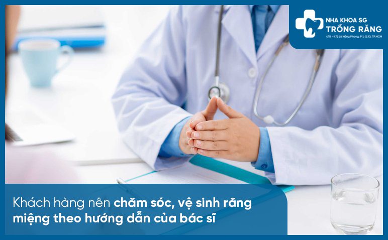 Tuân thủ hướng dẫn của bác sĩ sau khi trồng răng implant Tuân thủ hướng dẫn của bác sĩ sau khi trồng răng implant