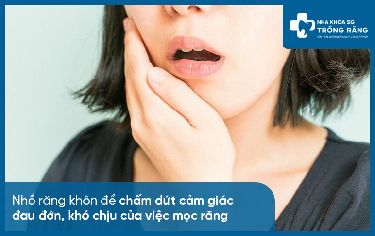 Dau do moc rang khon Đau do mọc răng khôn