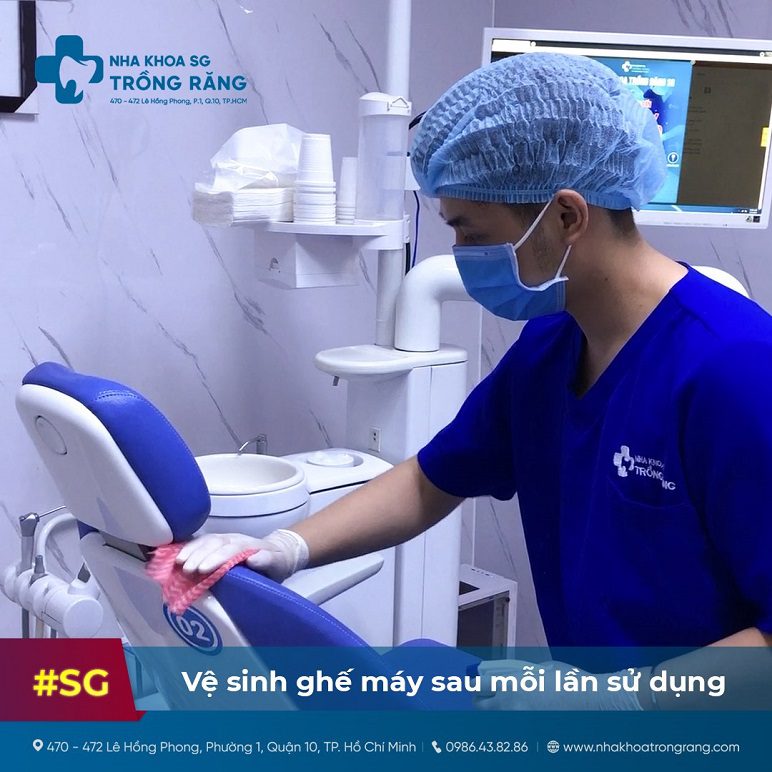 Nha khoa luôn vô trùng và vệ sinh sạch sẽ sau mỗi ca điều trị nha khoa vô trùng vệ sinh sau mỗi ca điều trị