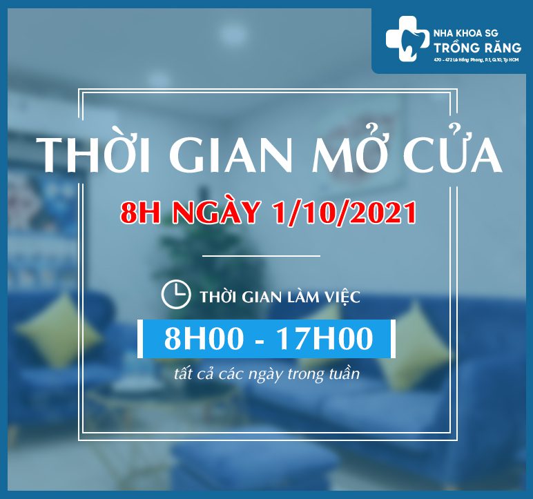 thời gian nha khoa mở cửa làm việc thời gian nha khoa mở cửa làm việc