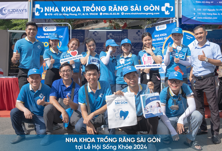 Nha Khoa Trồng Răng Sài Gòn đồng hành trong Lễ hội Sống khỏe 2024