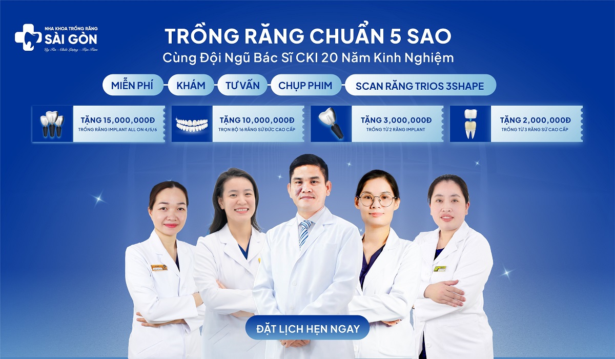 Nha Khoa Trồng Răng Chuẩn 5 Sao