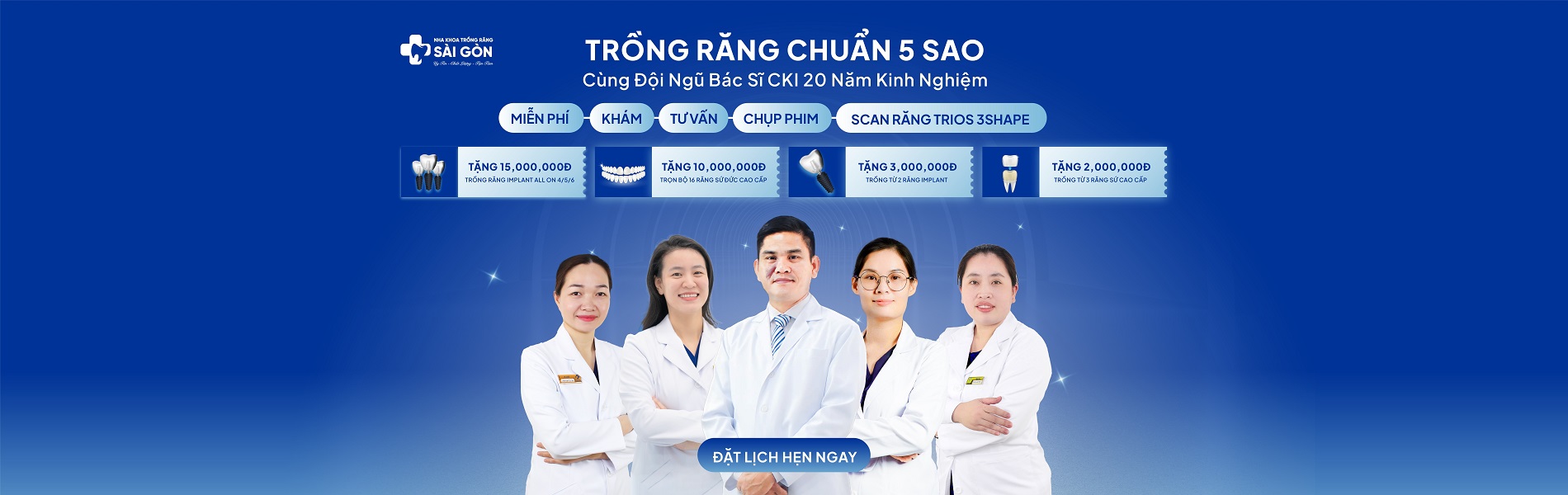 Nha Khoa Trồng Răng Chuẩn 5 Sao