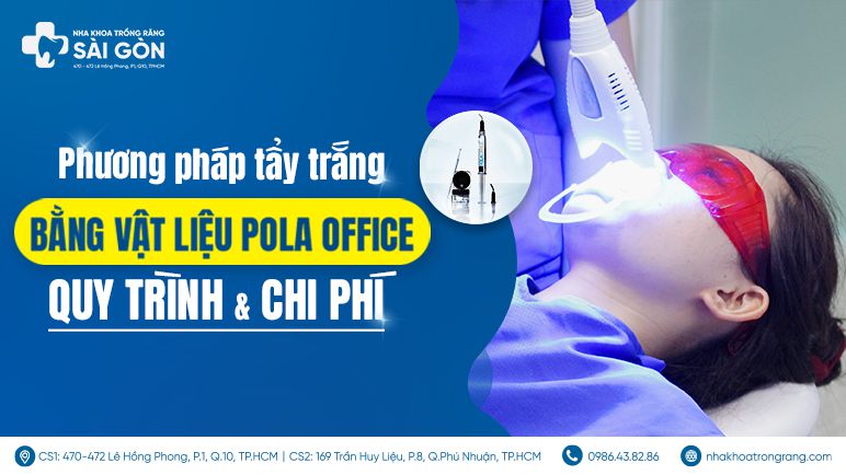 tẩy trắng răng pola office