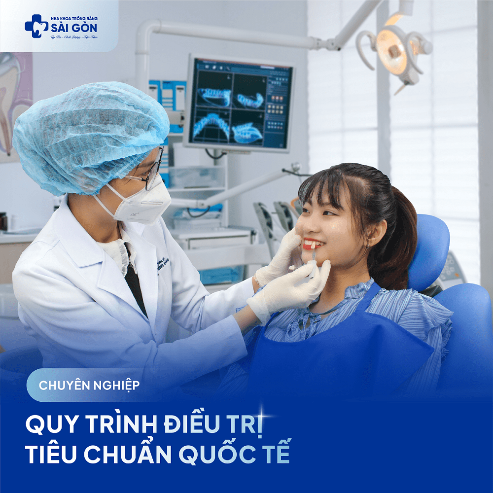 Nha Khoa Trồng Răng Sài Gòn áp dụng quy trình điều trị chuyên nghiệp theo tiêu chuẩn quốc tế