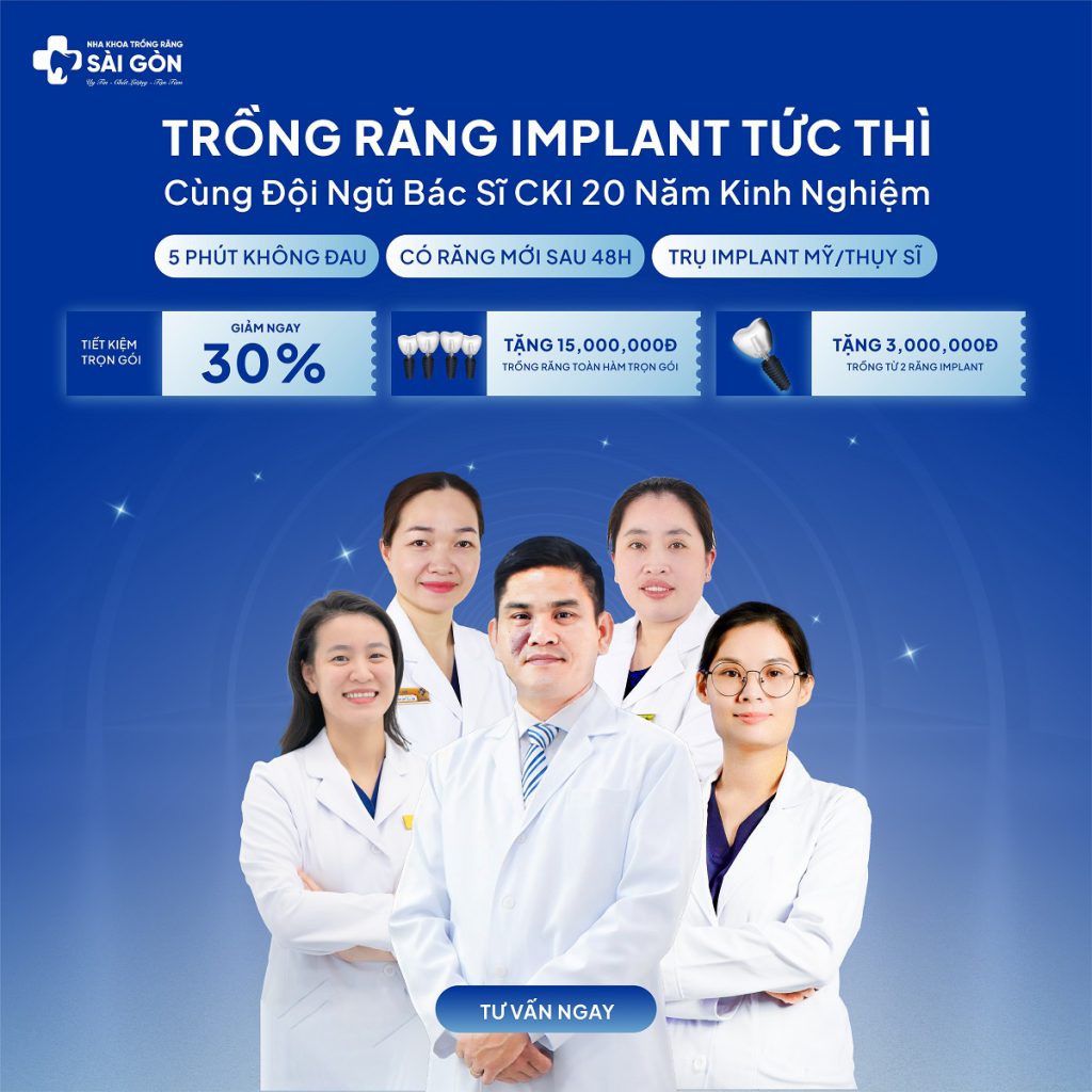 Trồng Răng Implant Tức Thì